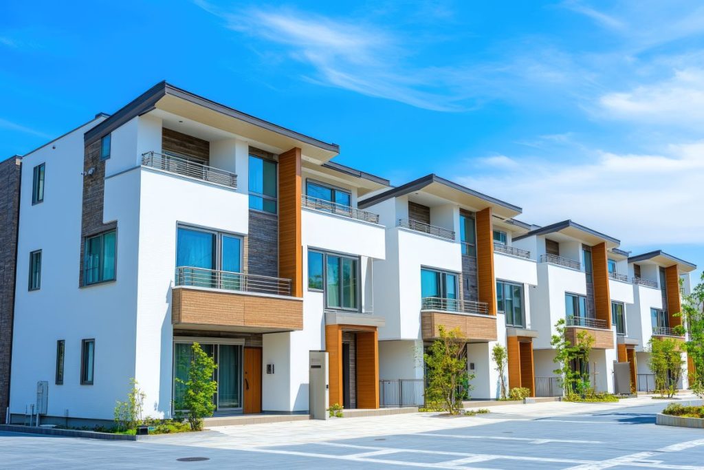 Modern stacked townhomes in the GTA