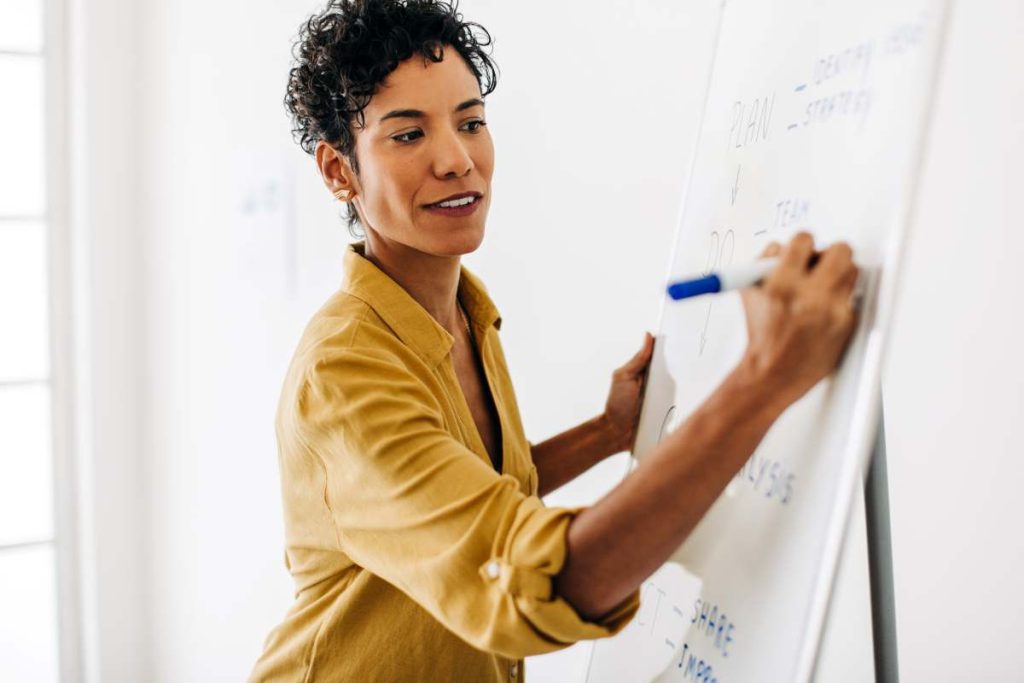 A condominium board member developing an outlined of community needs to include in a management proposal.
